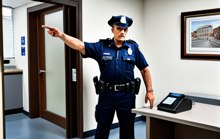 Reporting a Crime**
"A concerned citizen, fully clothed in everyday attire, is giving a detailed statement to a friendly, professional police officer at a clean, modern police station. The scene emphasizes communication and support. Safe for work, appropriate content, professional setting, perfect anatomy, natural proportions, well-formed hands, proper finger count."
**
